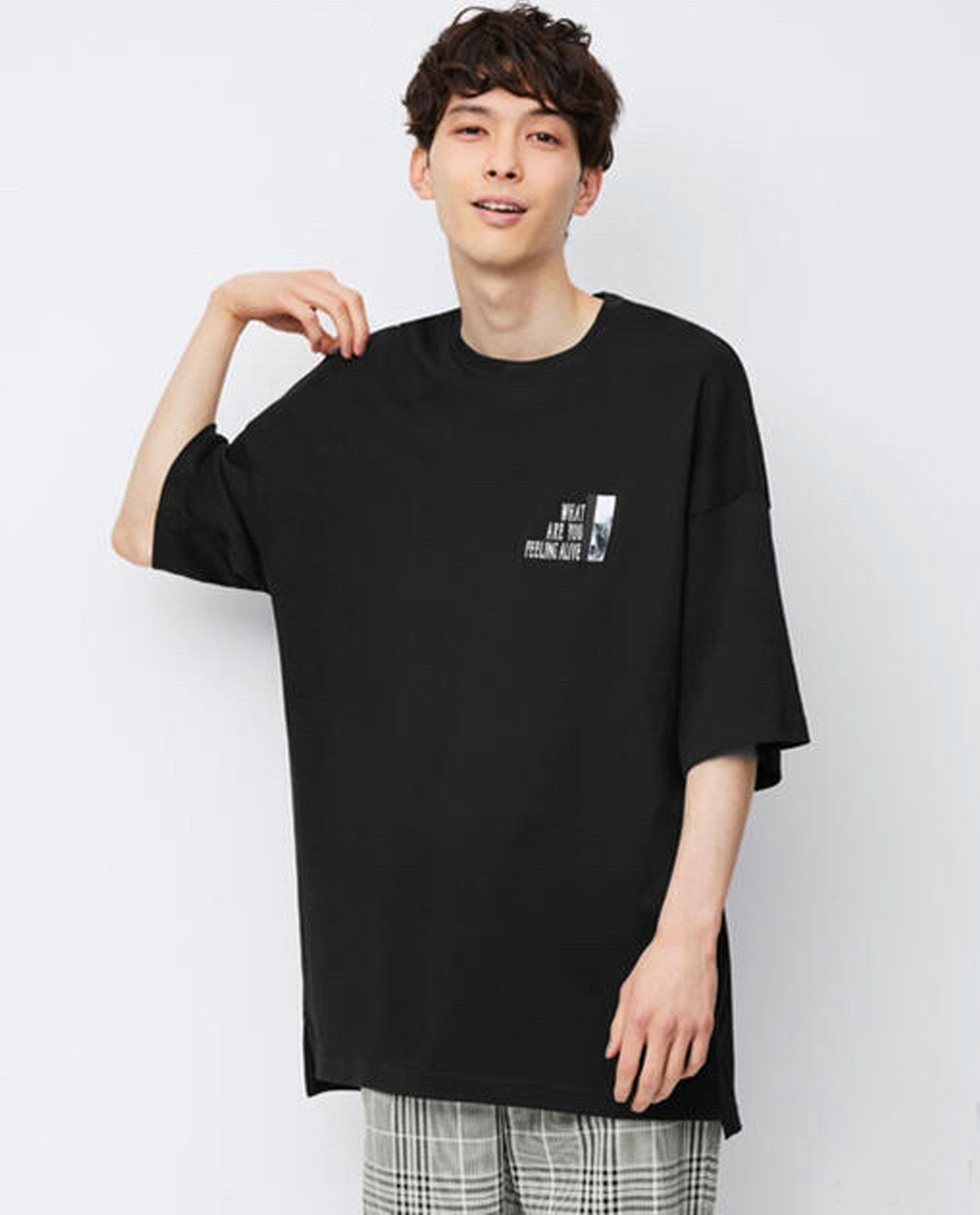  05.29.23 (STWR) - VTG OVERSIZED T-SHIRT - GU BY UNIQLO X SUDA KEINA 