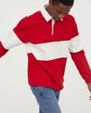  05.29.23 (STWR) - VTG LONGSLEEVE RUGBY SHIRT - H&M DIVIDED 