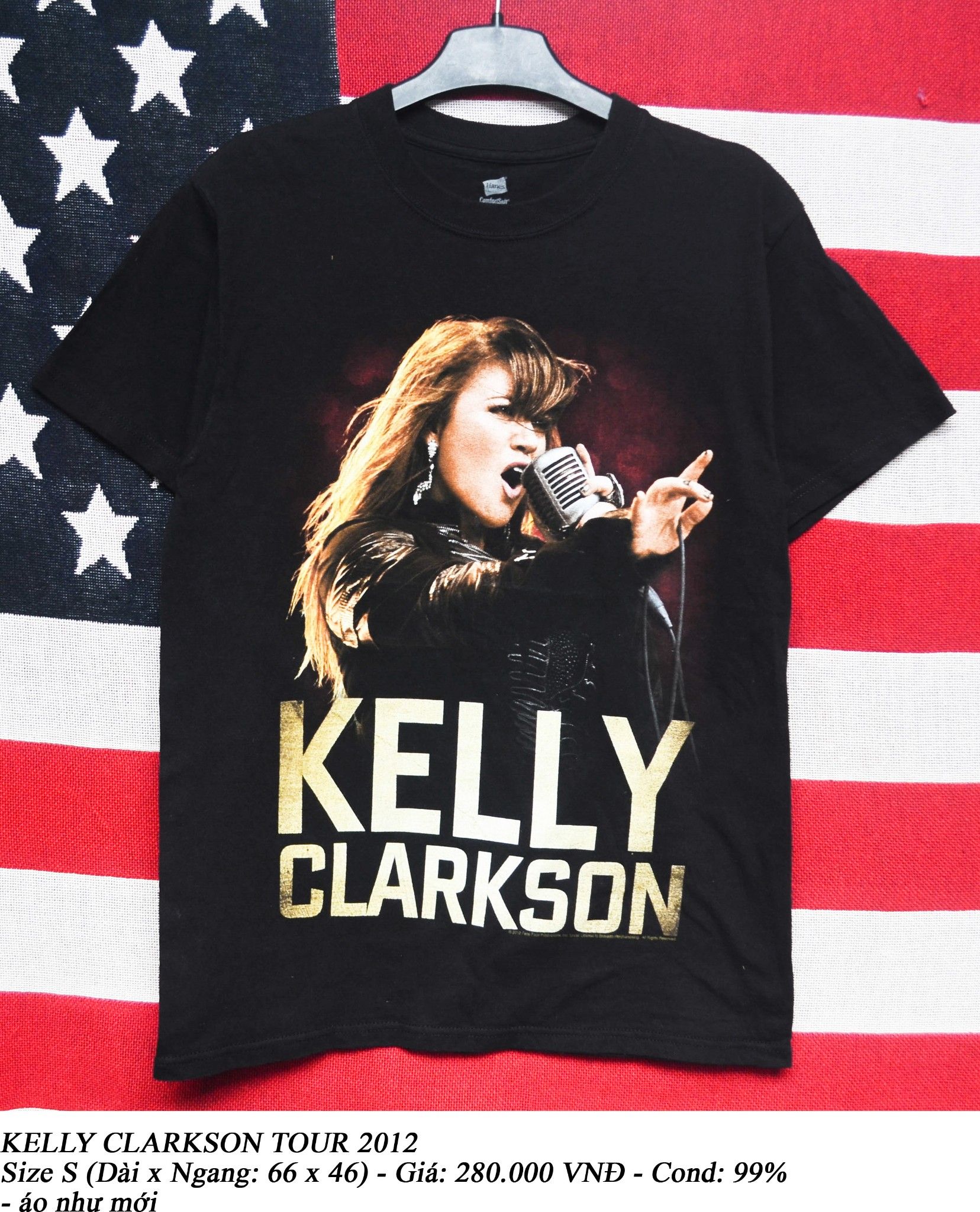  VTG T-Shirt - KELLY CLARKSON TOUR 2012 