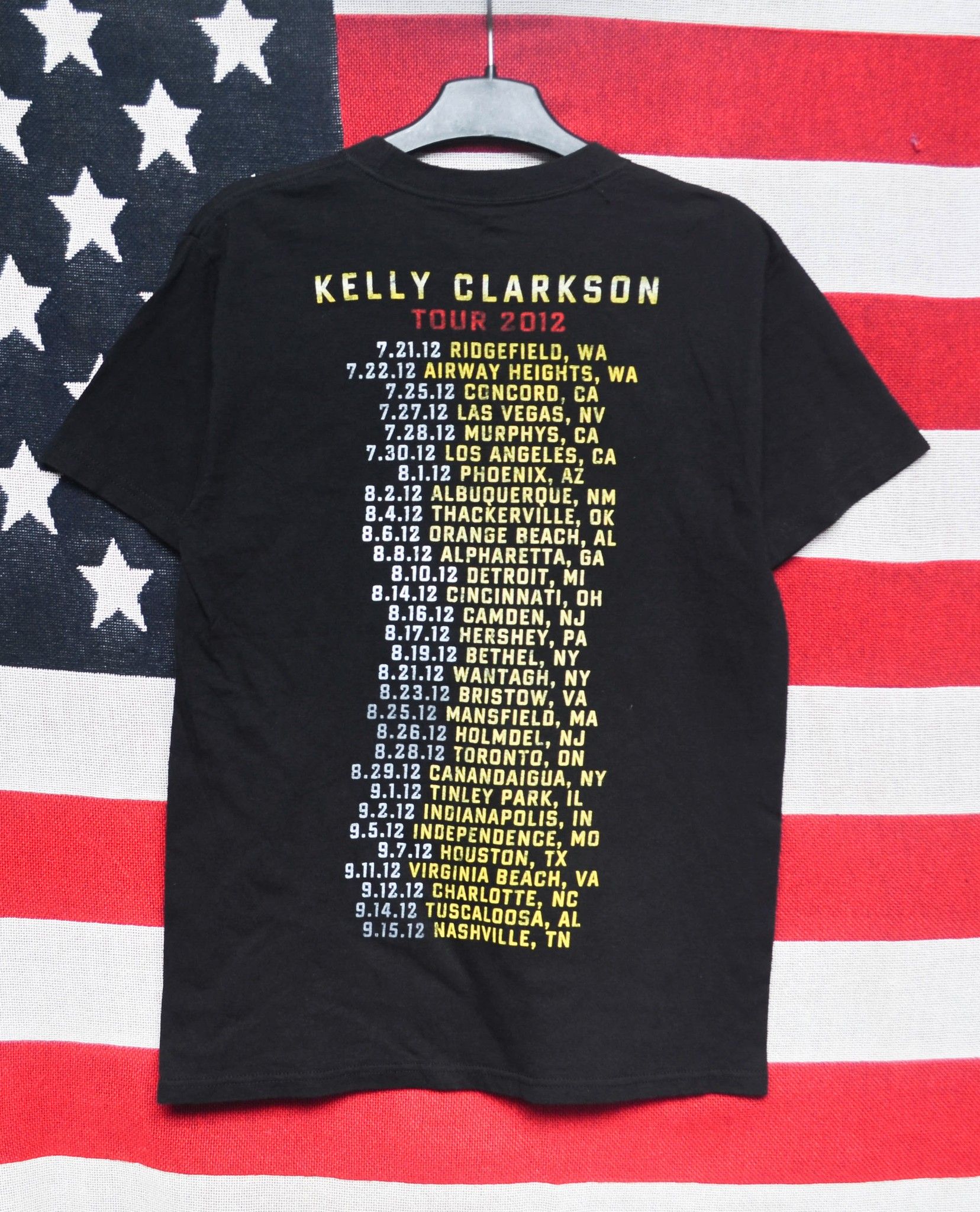  VTG T-Shirt - KELLY CLARKSON TOUR 2012 