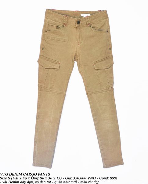  VTG Denim Cargo Pants 