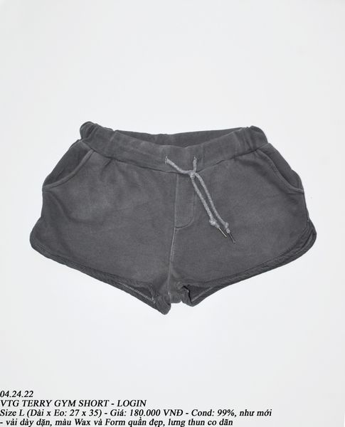  04.24.22 - VTG TERRY GYM SHORT - LOGIN 