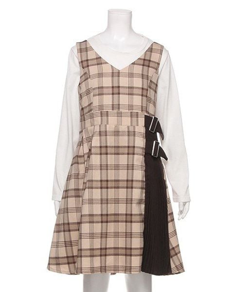  04.24.22 - VTG PLAID DRESS - LOVETOXIC 