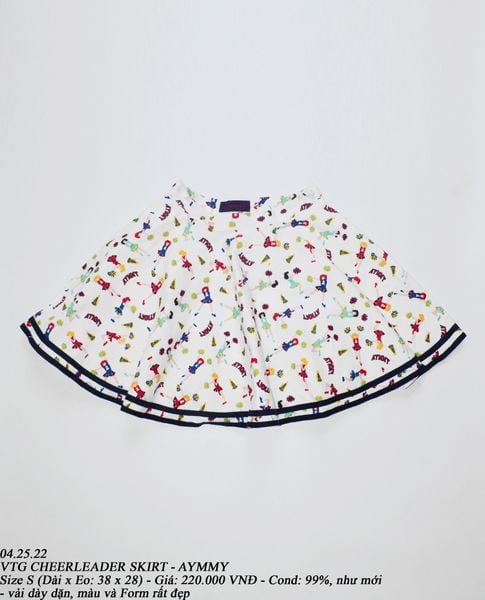  04.24.22 - VTG CHEERLEADER SKIRT - AYMMY 