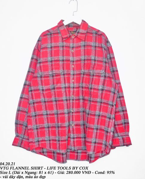  04.20.21 - VTG FLANNEL SHIRT - DOR 