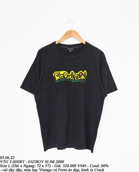  05.06.22 - VTG T-SHIRT - FATBOY SLIM 2000 