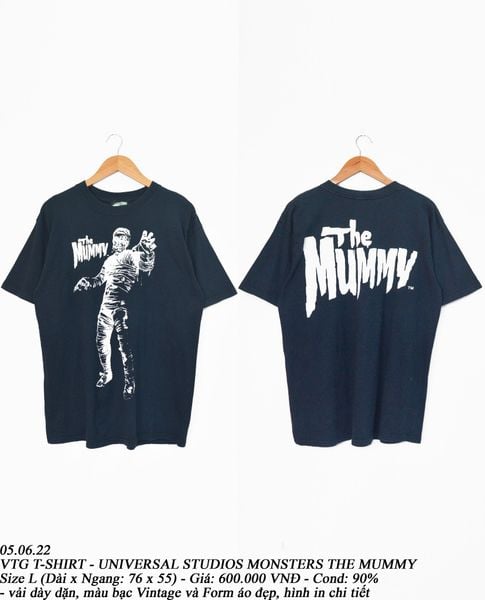  05.06.22 - VTG T-SHIRT - UNIVERSAL STUDIOS MONSTERS THE MUMMY 