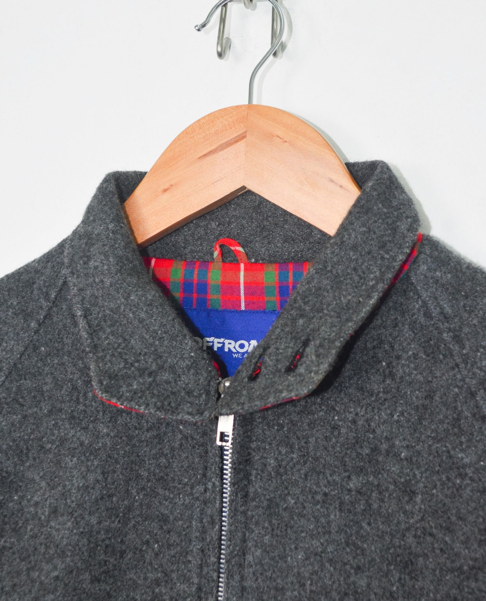 wool harrington jacket