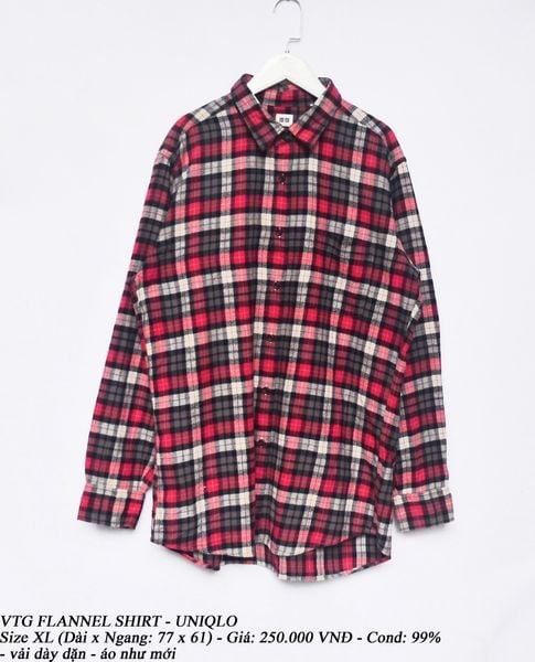  VTG Flannel Shirt - UNIQLO 