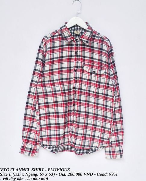  VTG Flannel Shirt - PLUVIOUS 
