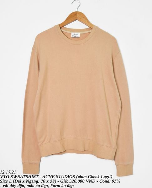  12.17.21 - VTG SWEATSHIRT - ACNE STUDIOS 