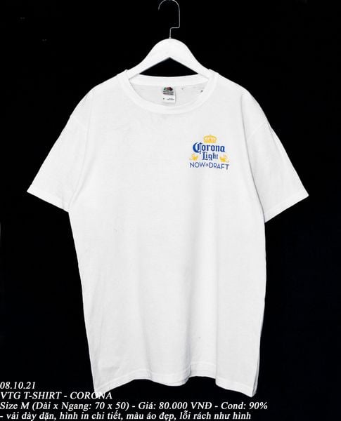  08.10.21 - VTG T-SHIRT - CORONA 