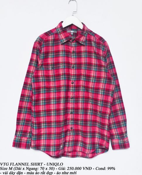  VTG Flannel Shirt - UNIQLO 
