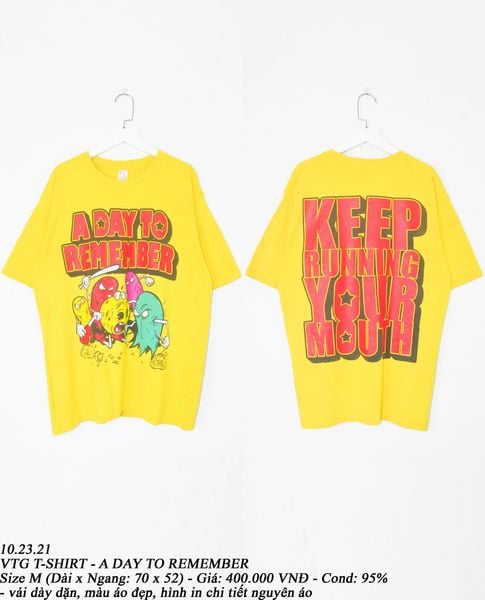  10.23.21 - VTG T-SHIRT - A DAY TO REMEMBER 