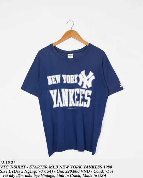  12.19.21 - VTG T-SHIRT - STARTER MLB NEW YORK YANKEES 1988 
