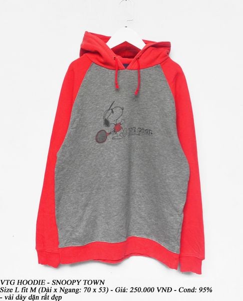  VTG Pullover Hoodie - SNOOPY TOWN 