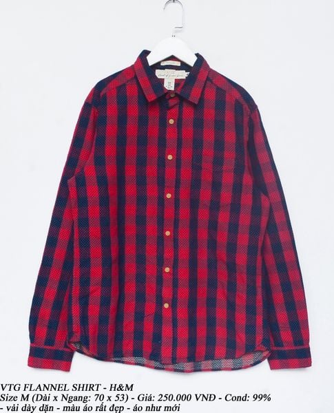  VTG Flannel Shirt - H&M 