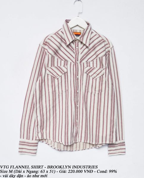  VTG Flannel Shirt - BROOKLYN INDUSTRIES 