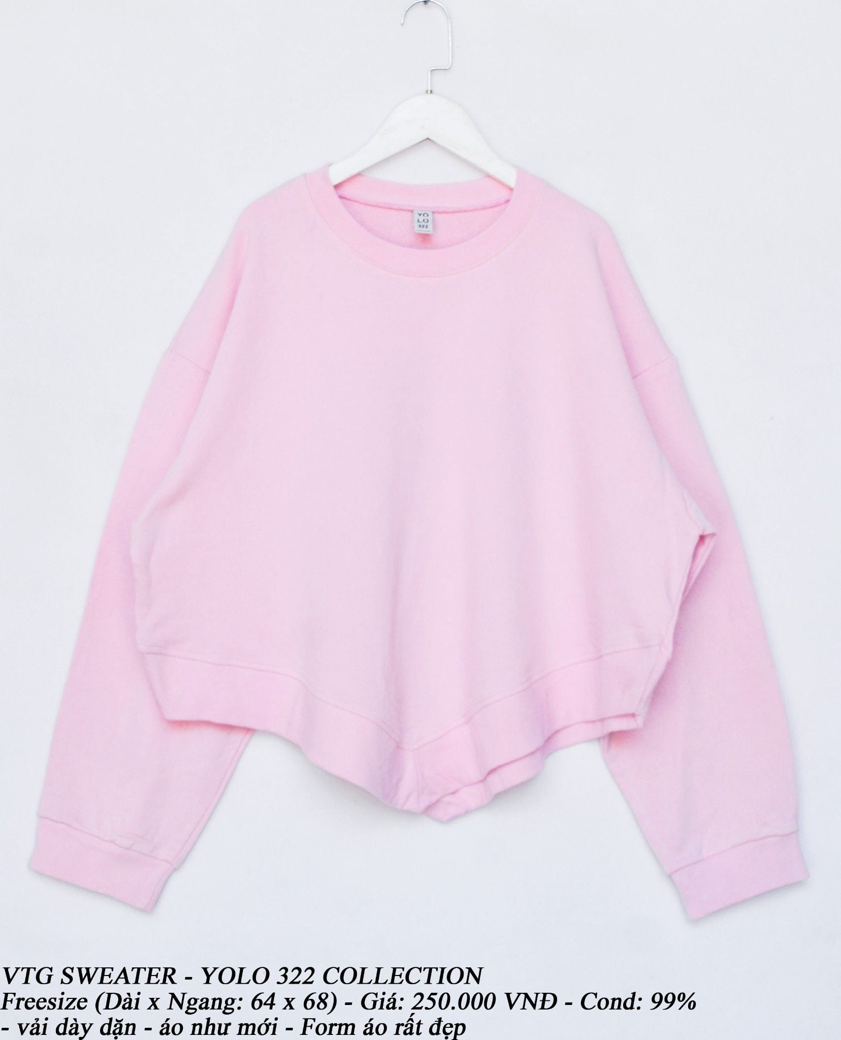  VTG Sweater - YOLO 322 COLLECTION 