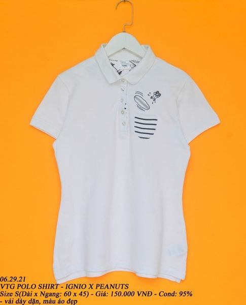  06.29.21 - VTG POLO SHIRT - IGNIO X PEANUTS 