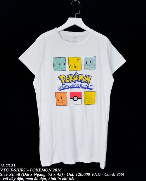  12.23.21 - VTG T-SHIRT - POKEMON 2016 