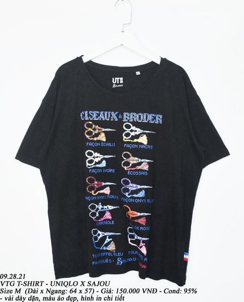  09.28.21 - VTG T-SHIRT - UNIQLO X SAJOU 
