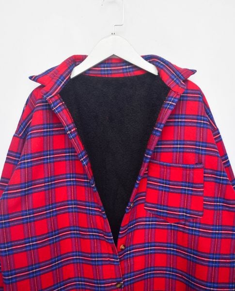  VTG Sherpa Lined Flannel Jacket - ZOOM STYLE 