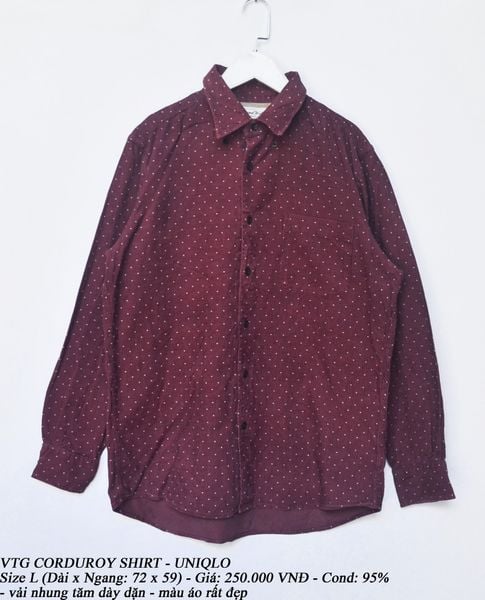  VTG Corduroy Shirt - UNIQLO 