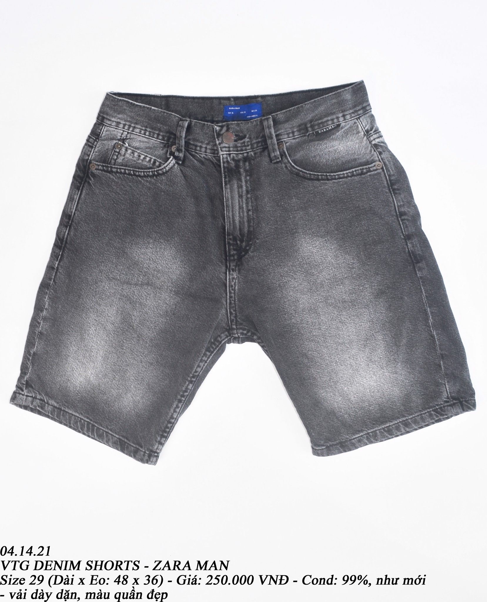 zara mens denim shorts