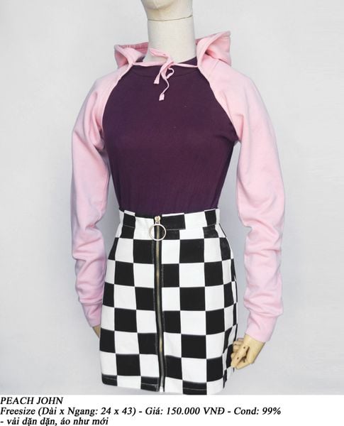  VTG Zip Hoodie - PEACH JOHN 