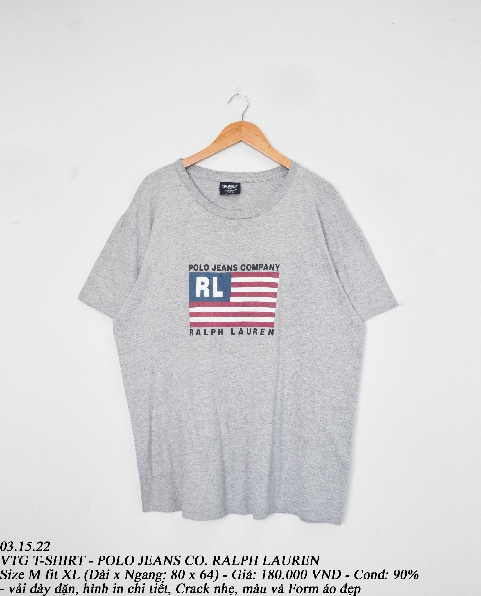 VTG T-SHIRT POLO JEANS LAUREN