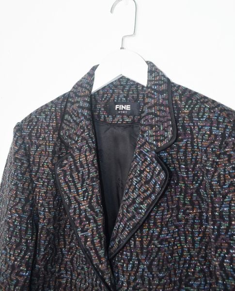  10.21.21 - VTG WOOL TWEED BLAZER - FINE 