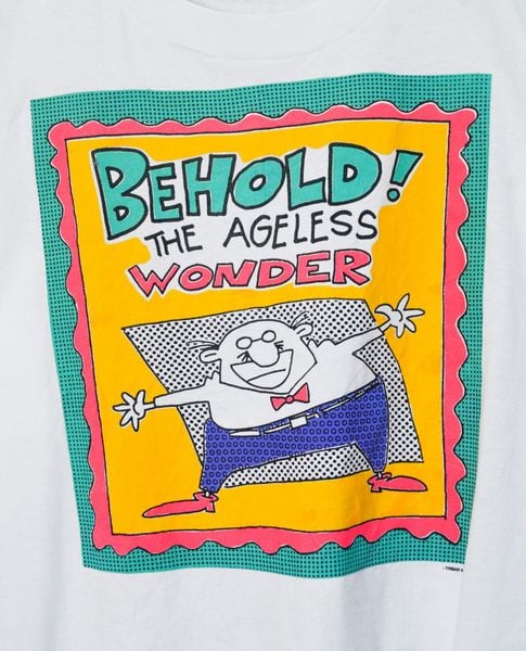  03.28.22 - VTG T-SHIRT - BEHOLD THE AGELESS WONDER 1992 