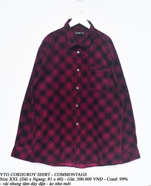  VTG Corduroy Shirt - COMMONTAGE 