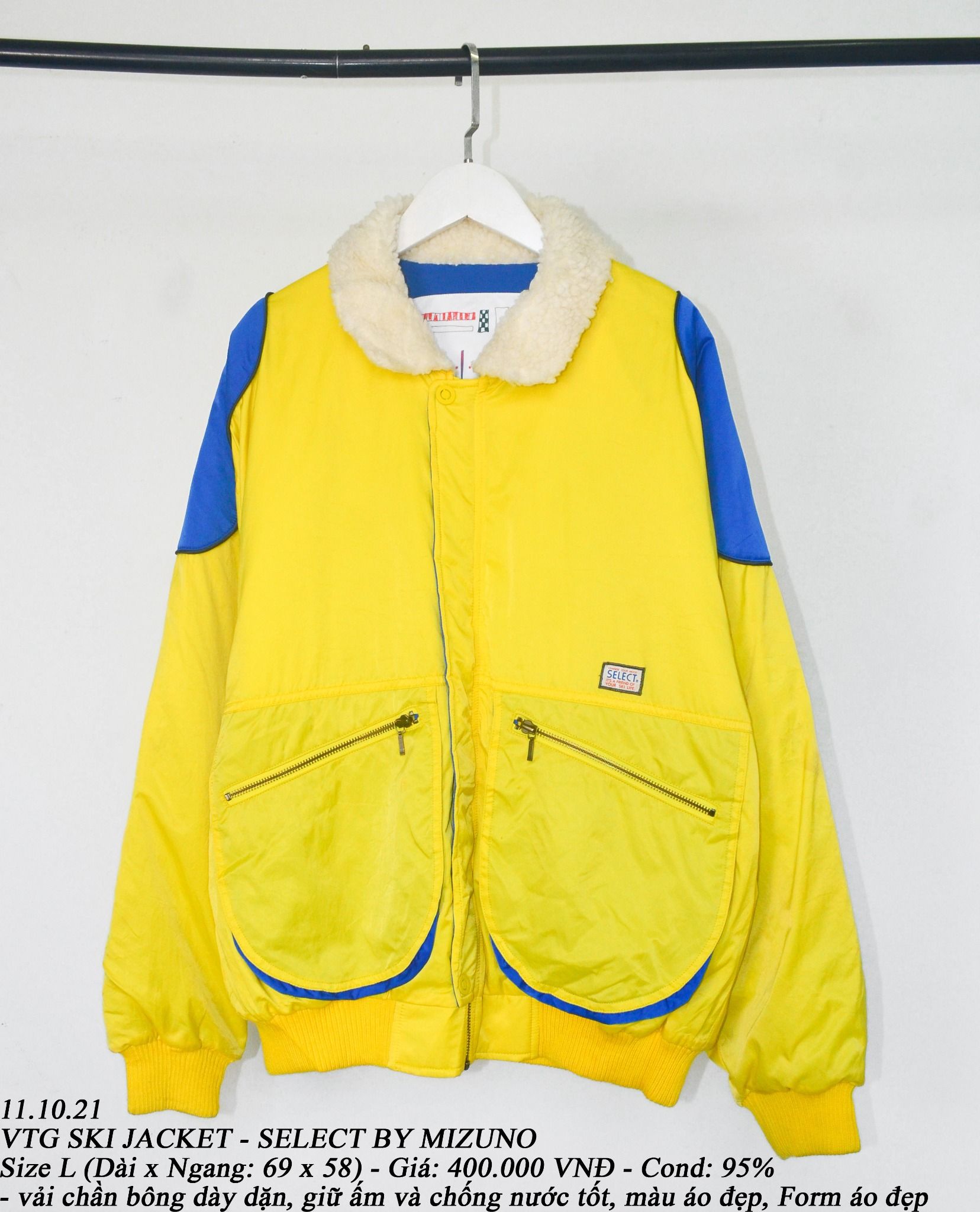 11.10.21 VTG SKI JACKET SELECT BY MIZUNO Breakdalaww Vintage Streetwear