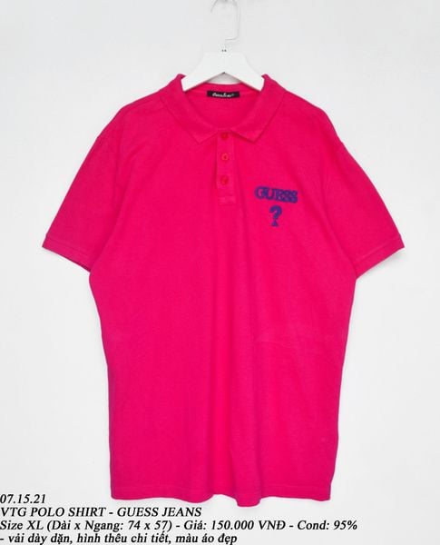  07.15.21 - VTG POLO SHIRT - GUESS JEANS 