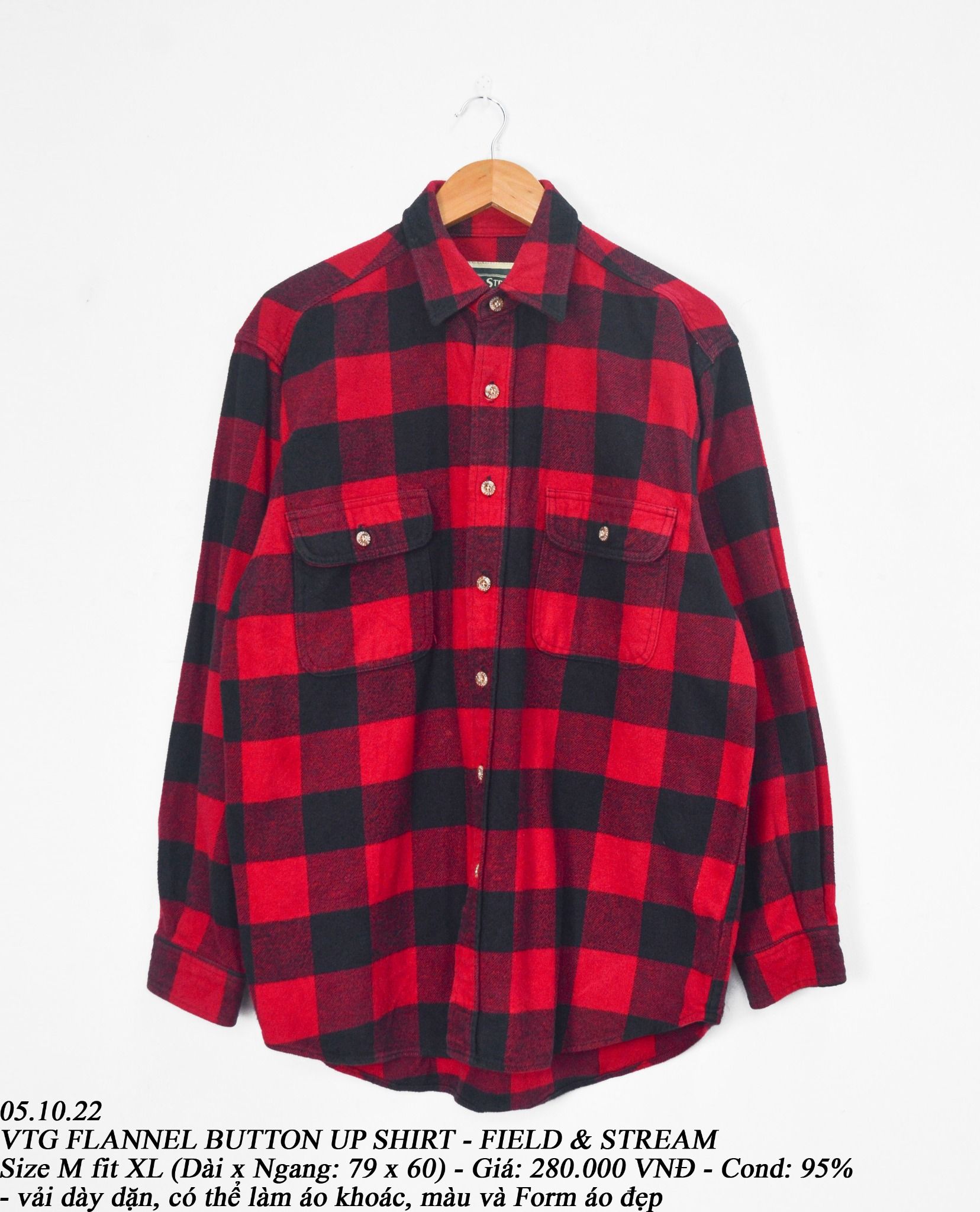 05.10.22 - VTG FLANNEL BUTTON UP SHIRT 