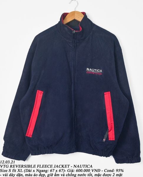  12.03.21 - VTG REVESIBLE FLEECE JACKET - NAUTICA 