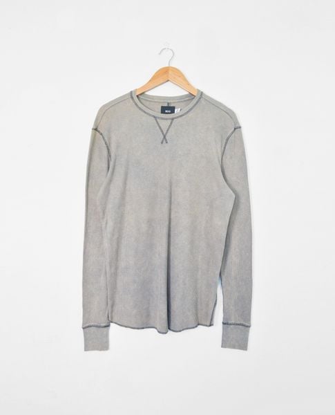  WASH WAFFLE LONGSLEEVE SHIRT - BDG 