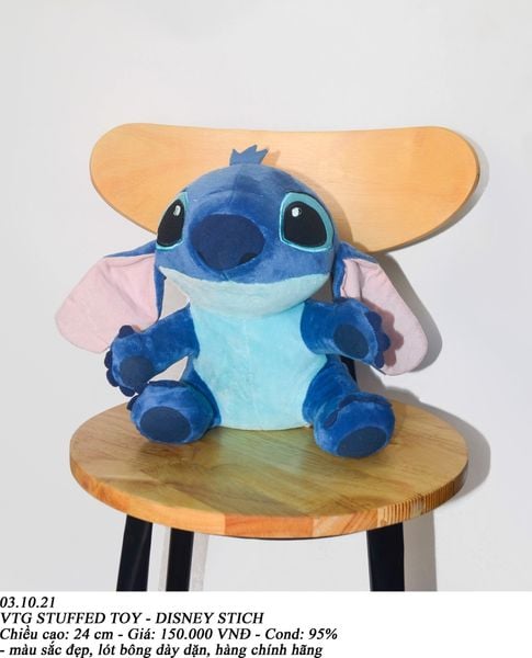  03.10.21 -  VTG STUFFED TOY - DISNEY STICH 