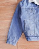  11.17.24 - VTG CROPPED SHERPA LINED DENIM JACKET - GU by UNIQLO 