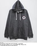  12.11.24 - VTG FLEECE LINED KNIT ZIP UP HOODIE - CONVERSE 