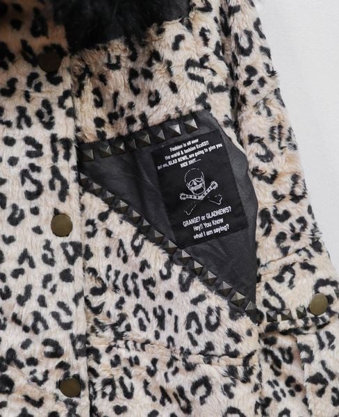  12.16.24 - VTG FAUX FUR LONG COAT JACKET - GLAD NEWS 