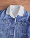  11.17.24 - VTG CROPPED SHERPA LINED DENIM JACKET - GU by UNIQLO 