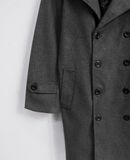  12.13.24 - VTG WOOL DOUBLE BREASTED LONGLINE BLAZER JACKET - GIVEK 