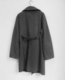  12.13.24 - VTG WOOL DOUBLE BREASTED LONGLINE BLAZER JACKET - GIVEK 
