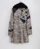  12.16.24 - VTG FAUX FUR LONG COAT JACKET - GLAD NEWS 
