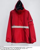  12.15.24 - VTG OVERSIZED QUARTER ZIP WINDBREAKER JACKET - SASQUATCH 