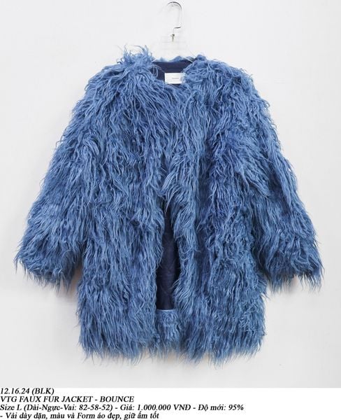  12.16.24 - VTG FAUX FUR JACKET - BOUNCE 