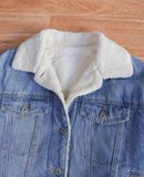  11.17.24 - VTG CROPPED SHERPA LINED DENIM JACKET - GU by UNIQLO 